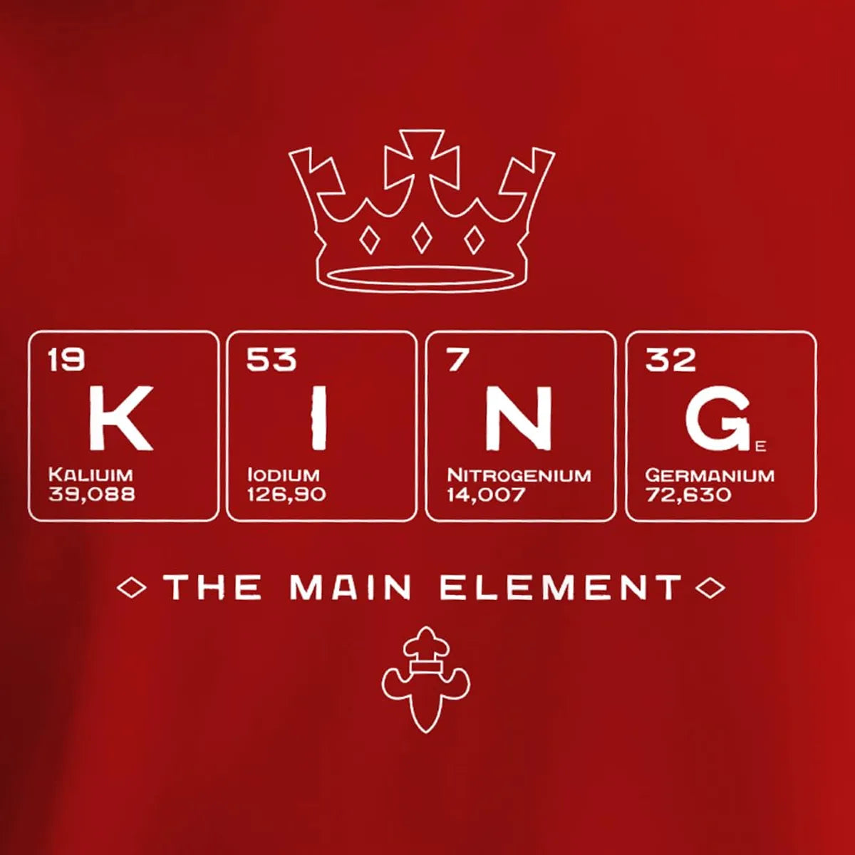 King Printed Winter Hoodie For Men Stylish