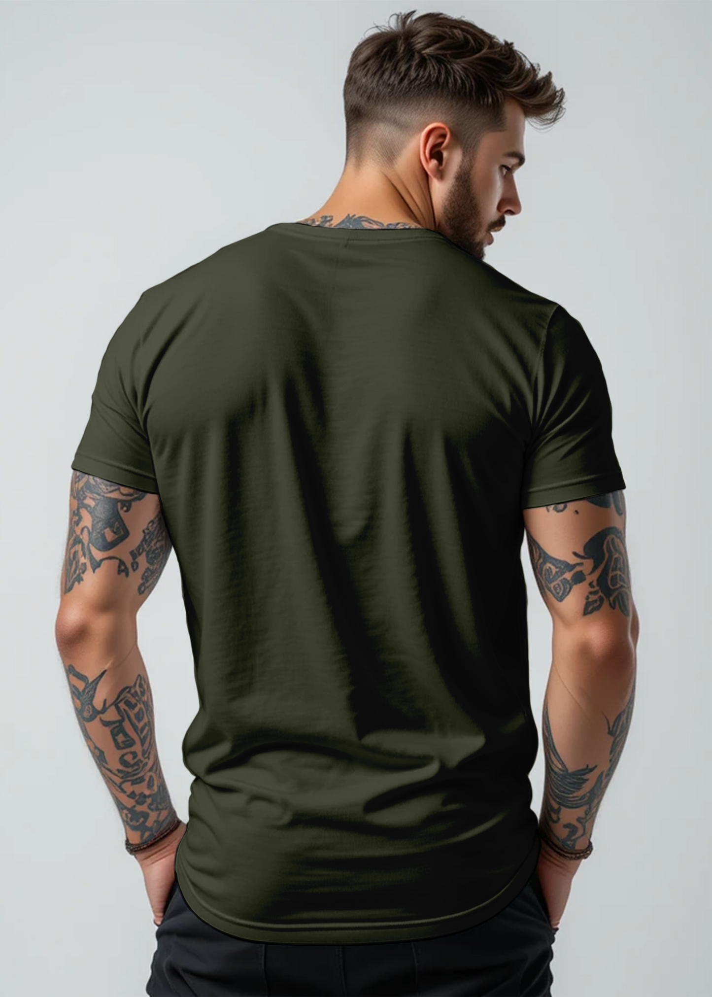 Be Strong Printed Regular Fit T Shirt for Men