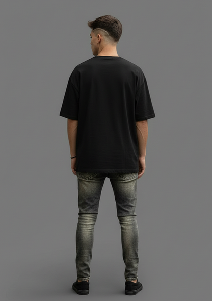 Tribe Printed Oversized Drop Shoulder T Shirt for Men