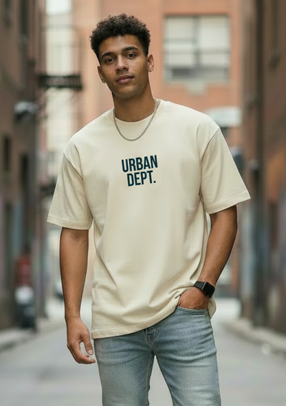 Streetwear Printed Oversized Drop Shoulder T Shirt for Men