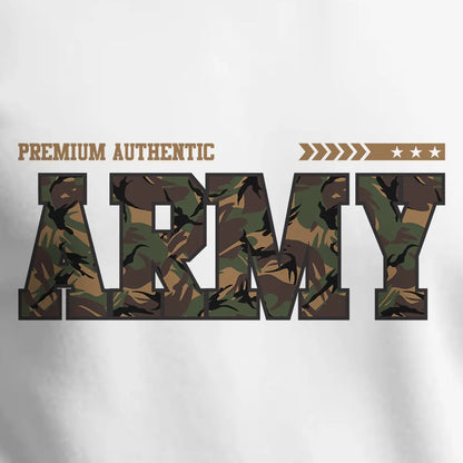 Army Printed Cotton Hoodie For Men