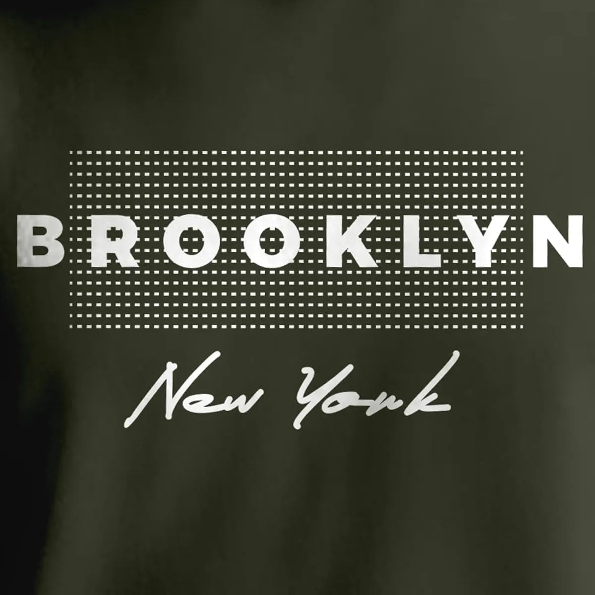 Brooklyn Printed Fleece Hoodie For Men