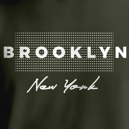 Brooklyn Printed Fleece Hoodie For Men