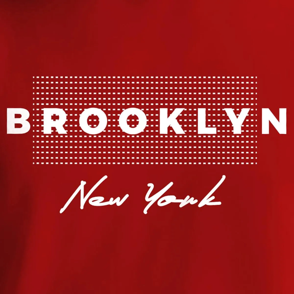 Brooklyn Printed Fleece Hoodie For Men