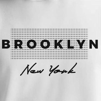 Brooklyn Printed Fleece Hoodie For Men