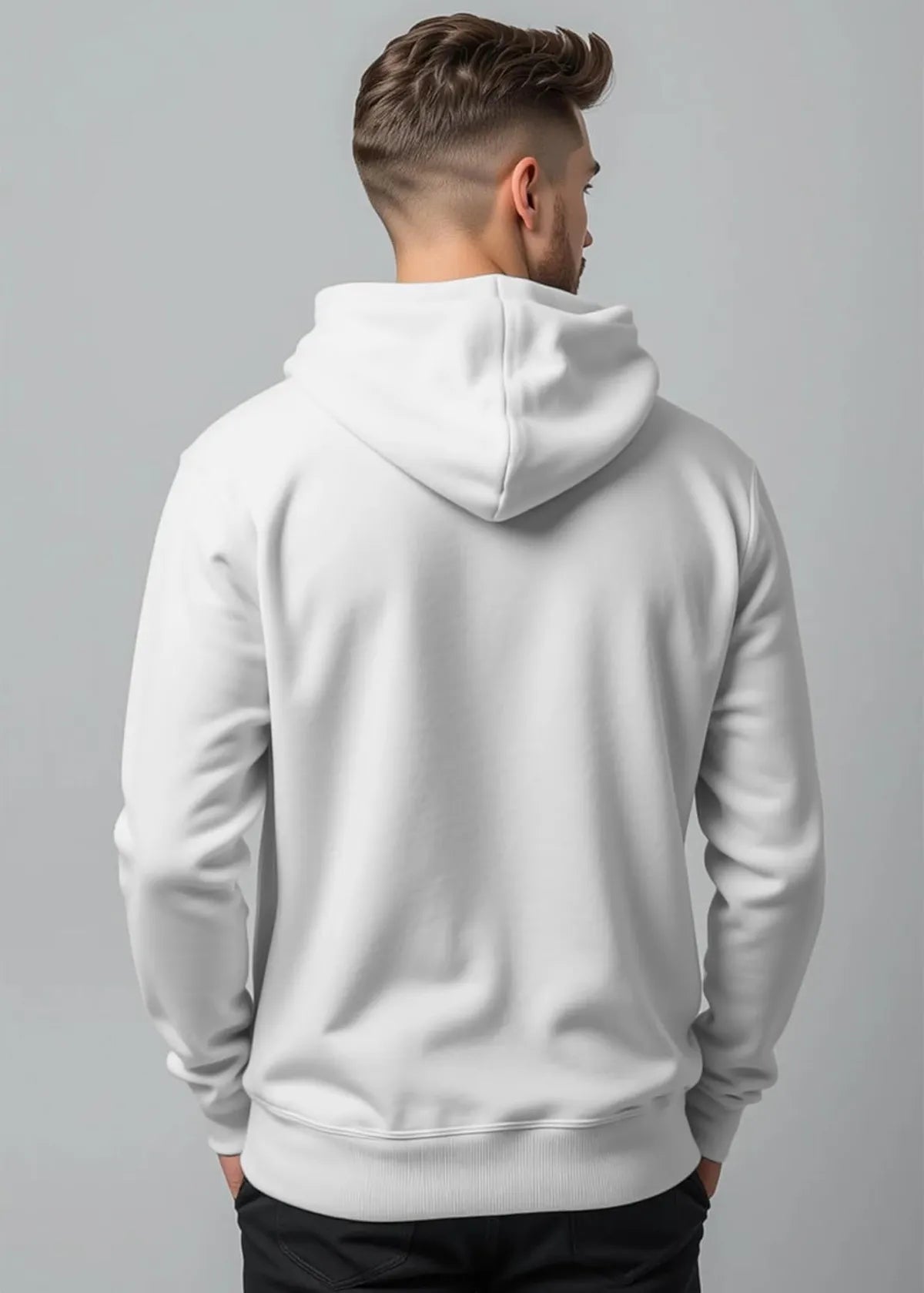 Brooklyn Printed Fleece Hoodie For Men