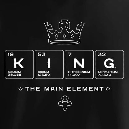 King Printed Winter Hoodie For Men Stylish