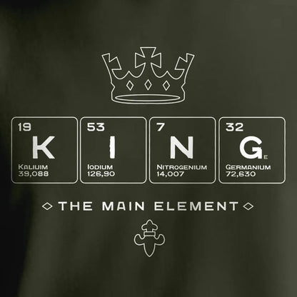 King Printed Winter Hoodie For Men Stylish