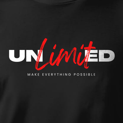 Unlimited Printed Regular Fit Cotton T-Shirt for Men