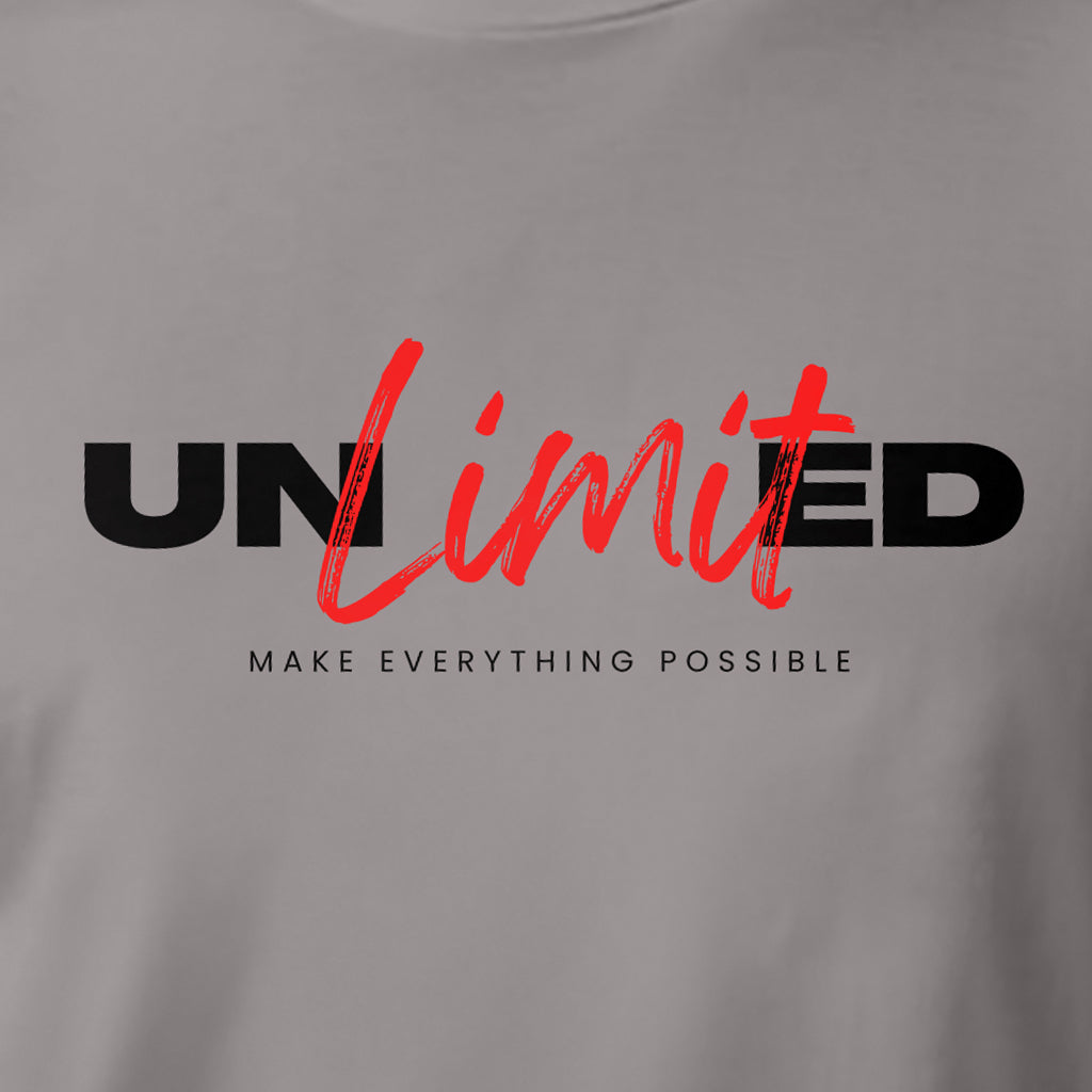 Unlimited Printed Regular Fit Cotton T-Shirt for Men