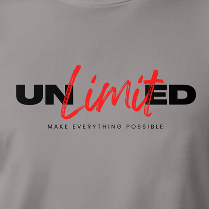 Unlimited Printed Regular Fit Cotton T-Shirt for Men