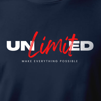 Unlimited Printed Regular Fit Cotton T-Shirt for Men