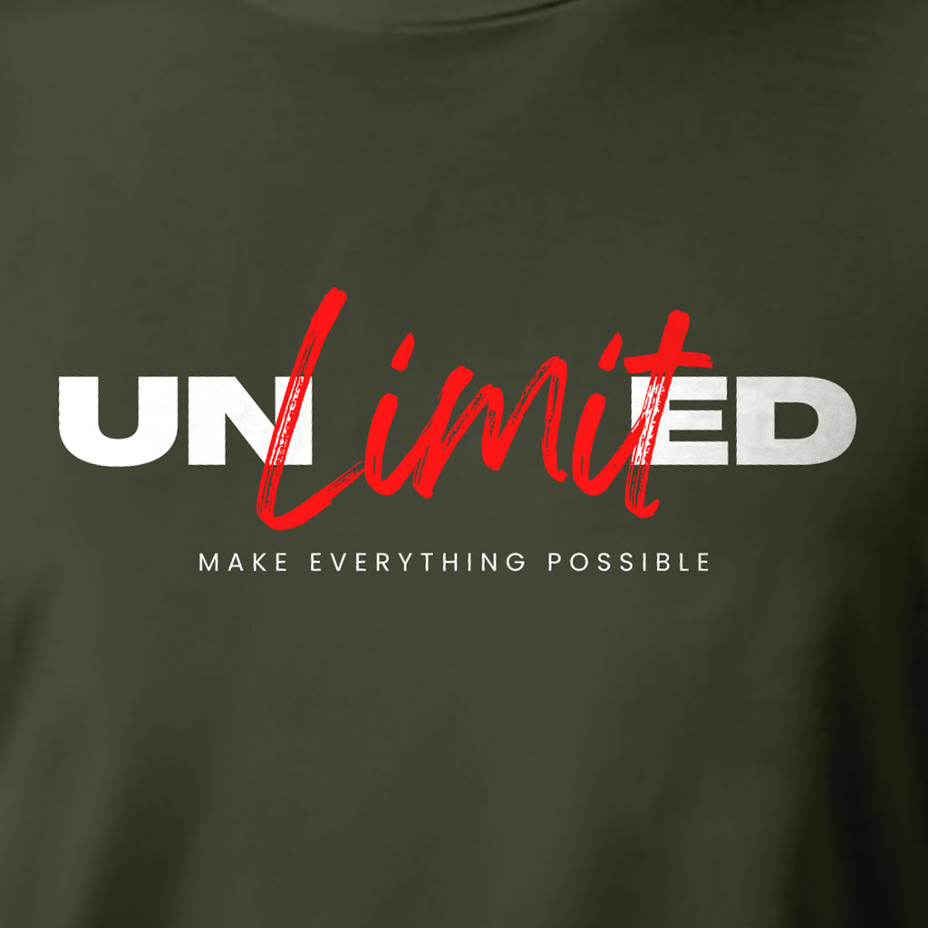 Unlimited Printed Regular Fit Cotton T-Shirt for Men