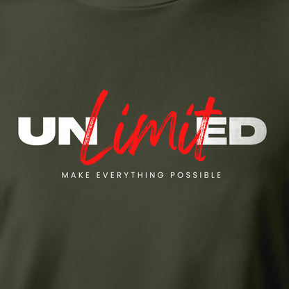 Unlimited Printed Regular Fit Cotton T-Shirt for Men