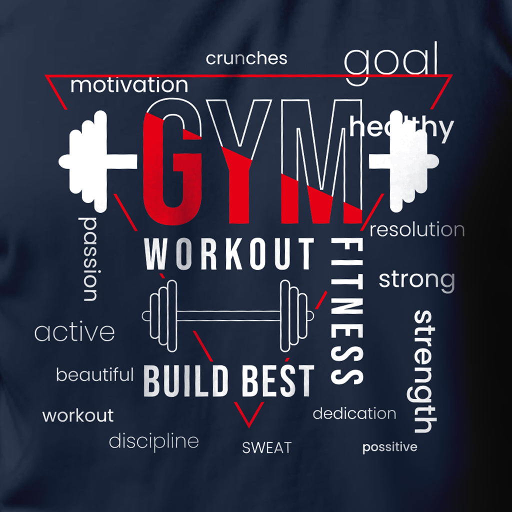 Regular Fit Gym Printed T Shirt for Men