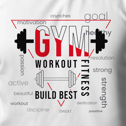 Regular Fit Gym Printed T Shirt for Men