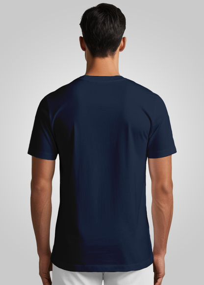 Pause Printed Regular Fit Cotton T-Shirt for Men