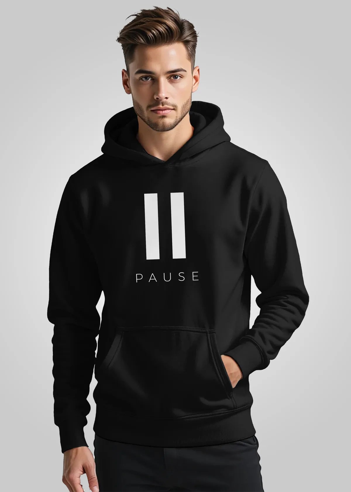 Stylish Cotton Fleece Printed Hoodie For Men