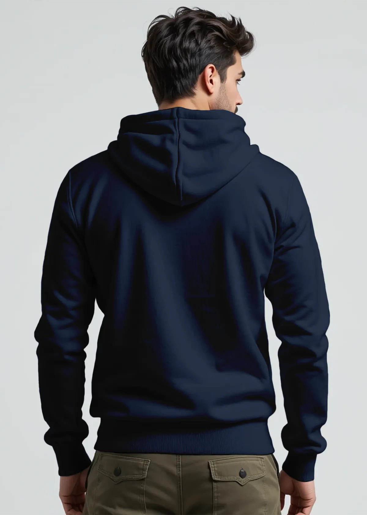 Army Printed Cotton Hoodie For Men