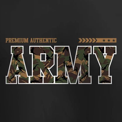 Army Printed Cotton Hoodie For Men
